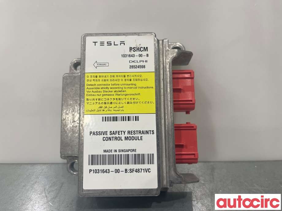 Airbag elektronikk til Tesla Model S 2016-2021 (Fase 2) (TESLA|1031643-00-B)