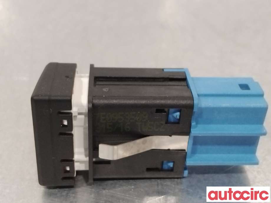 Bryter nødblink til VW Transporter / Caravelle 2015-2019 (T6) (T6) (VOLKSWAGEN|7E0953509|)