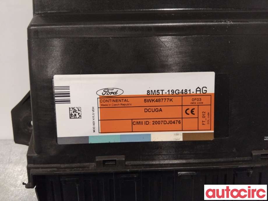 Styreenhet nøkkelfri/keyless til Ford Kuga 2008-2012 (Type I) (FORD|1701359|8M5T-19G481-AG|)