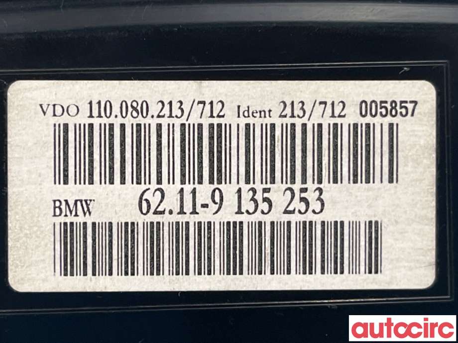 Instrumentpanel til BMW 5-Serie 2003-2010 (E60/E61) (E60/E61) (BMW|62109194889|110080213712|62119135253)