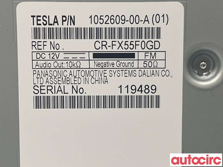 Bilstereo diverse til Tesla Model S 2016-2021 (Fase 2)  (TESLA|1052609-00-A)