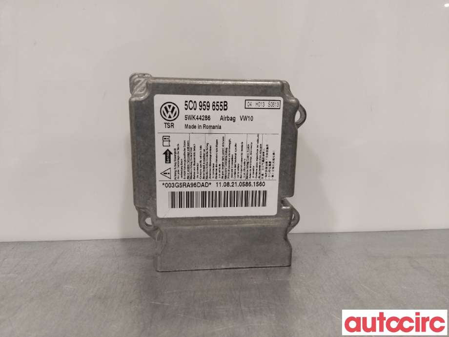 Airbag elektronikk til VW Golf VI 2008-2012 (VOLKSWAGEN|5C0959655B|)