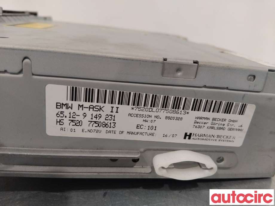 Bilstereo til BMW 5-Serie 2003-2010 (E60/E61) (E60/E61) (BMW|65839156230|)