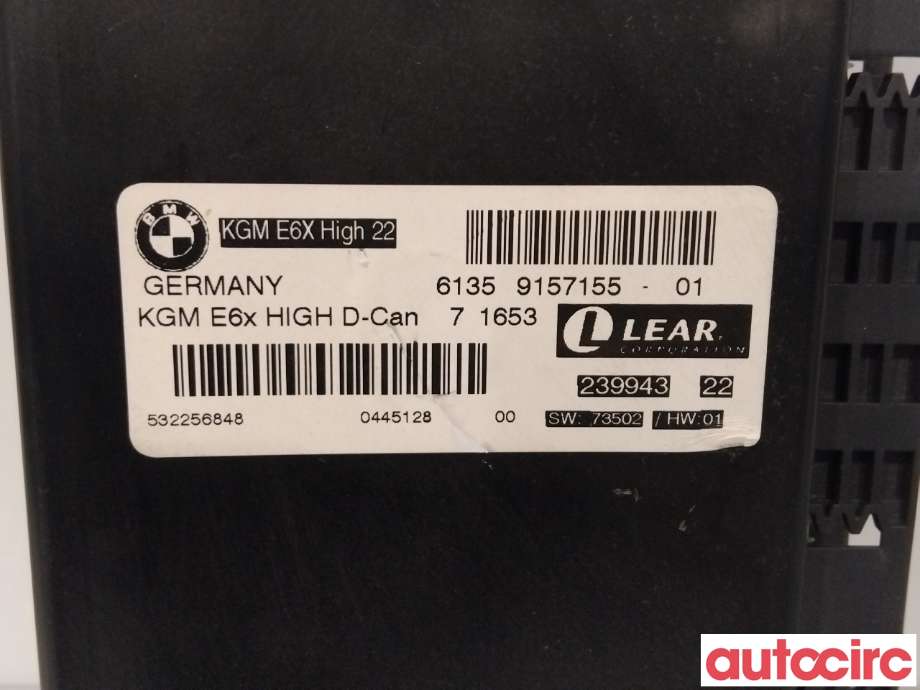 Styreenhet diverse til BMW 5-Serie 2003-2010 (E60/E61) (E60/E61) (BMW|61359221110|)