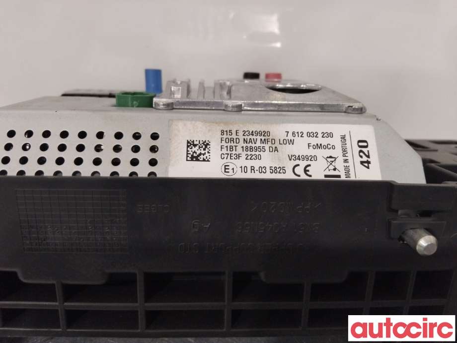 Instrument kjørecomputer til Ford Focus 2011-2014 (Type III, Fase 1)  (FORD|2021920|)