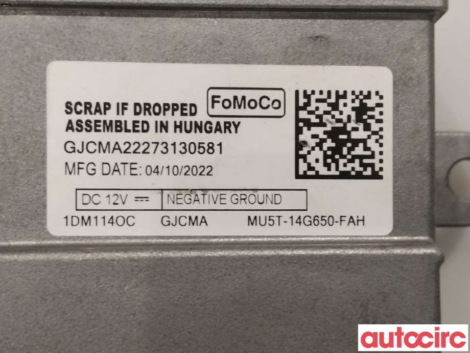 Bilstereo forsterker til Ford Transit Connect 2018-->> Type II, Fase 2  (FORD|2655726|MU5T-14G650-HAF|)