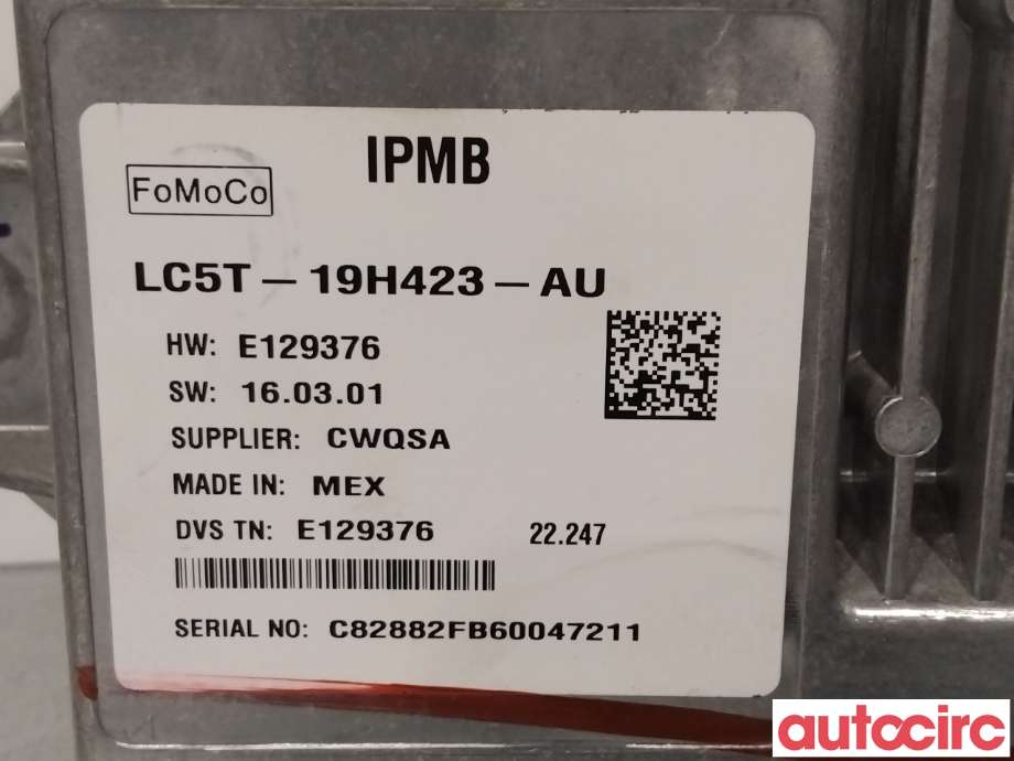 Styreenhet diverse til Ford Transit Connect 2018-->> Type II, Fase 2  (FORD|2629464||LC5T-19H423-AU)