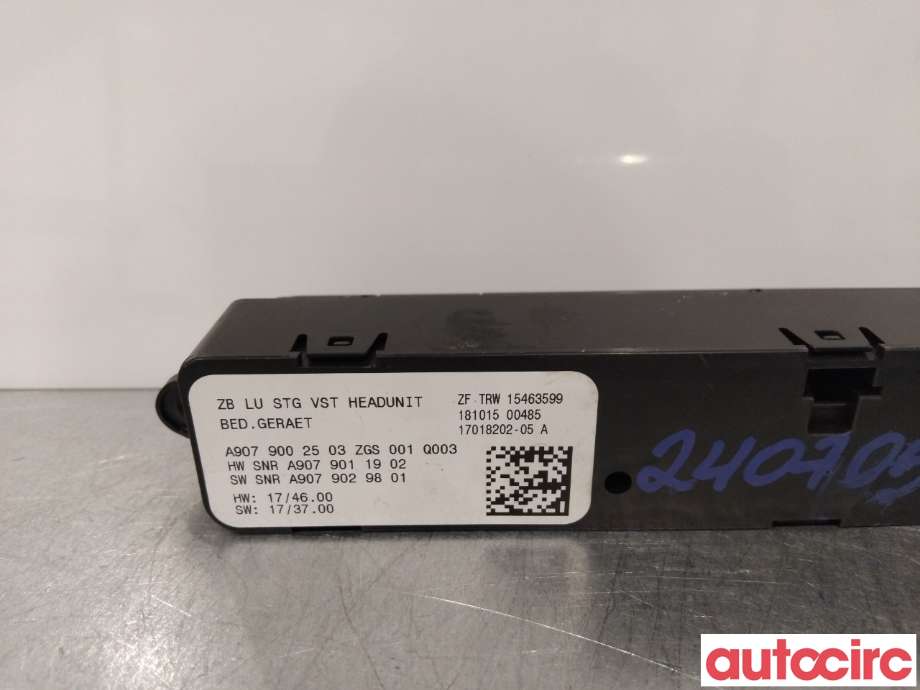 Bryter diverse til Mercedes Sprinter 2018-->> (907/910) (907/910) (MERCEDES|A9079002503|)