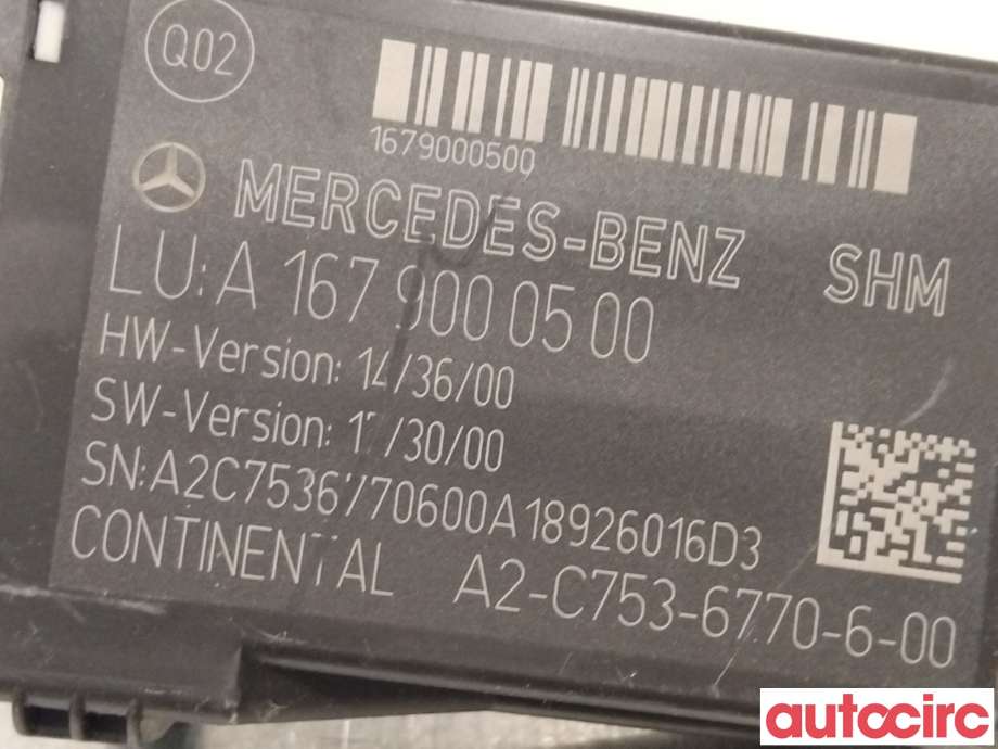 Styreenhet diverse til Mercedes Sprinter 2018-->> (907/910) (907/910) (MERCEDES|A1679000500|)