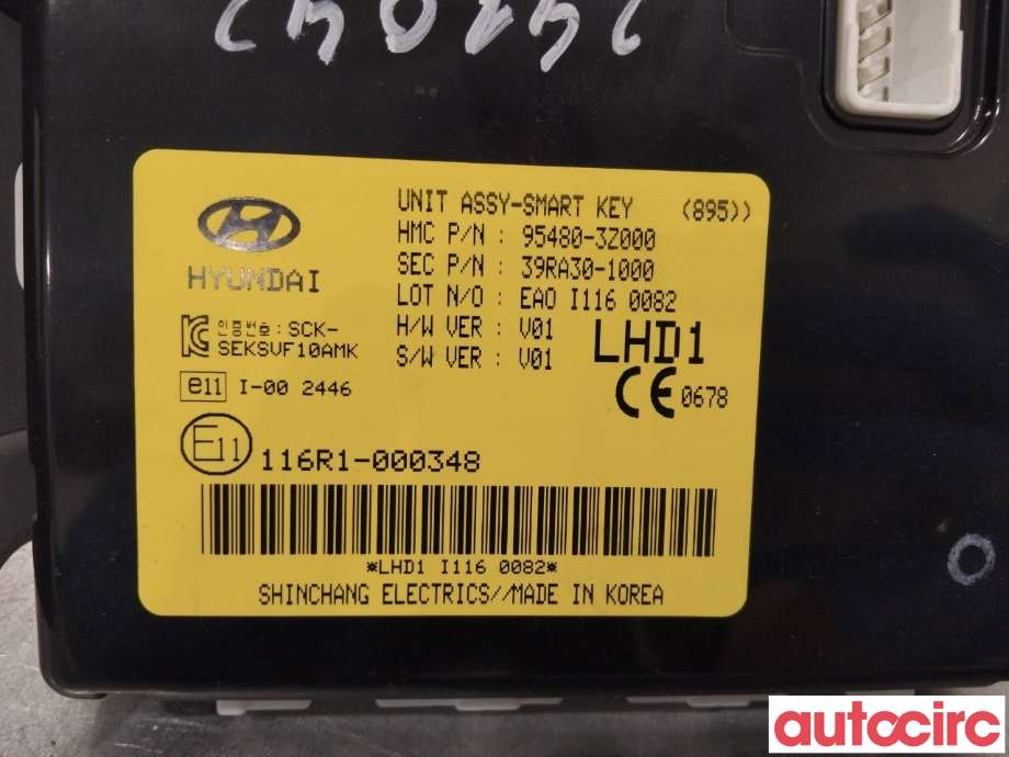 Styreenhet nøkkelfri/keyless til Hyundai i40 2012-2017  (HYUNDAI|954803Z000||95480-3Z000)