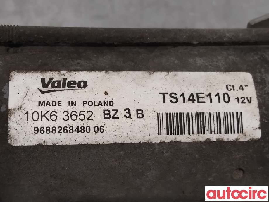 Starter diesel til Citroën Berlingo 2015-2019 (Type II, Fase 2)  (CITROEN|5802FH|TS14E110|9688268480)