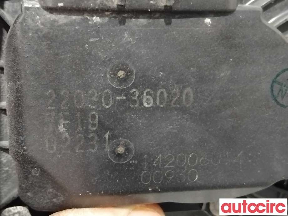 Spjeldhus til Toyota RAV4 2016-2019 (Type IV, Fase 2)  (TOYOTA|2203036020||22030-36020)