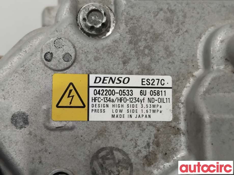 Aircondition kompressor til Toyota RAV4 2016-2019 (Type IV, Fase 2)  (TOYOTA|8837033030|042200-0533|)