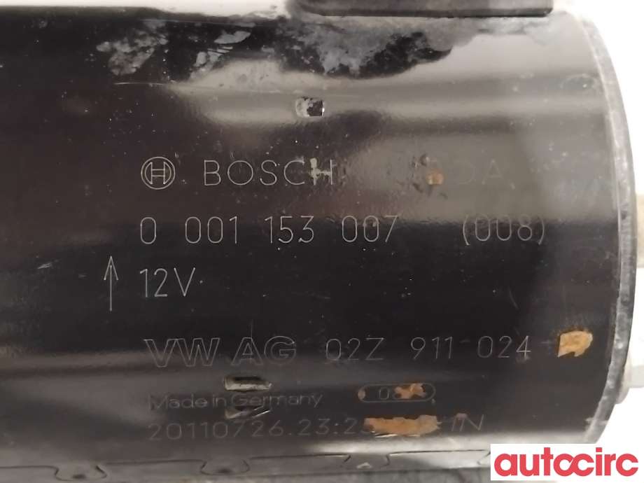 Starter diesel til VW Passat 2011-2015 (B7) (B7) (VOLKSWAGEN|02Z911024HX|0001153007|02Z911024H)