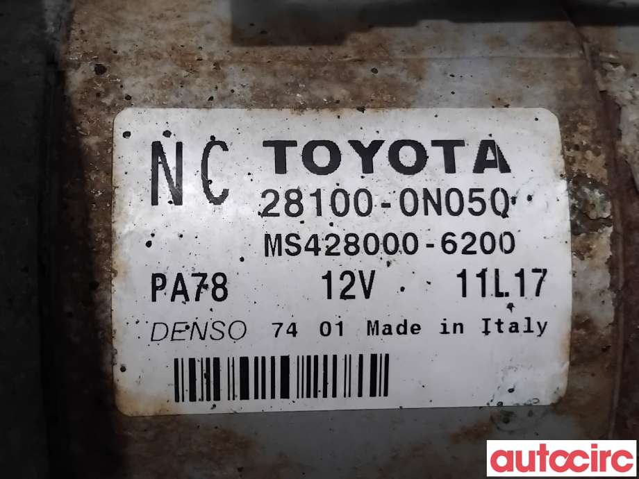Starter diesel til Toyota Corolla 2007-2013  (TOYOTA|281000N050|MS428000-6200|28100-0N050)