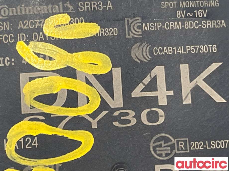 Sensor radar til Mazda MX-30 2020-->>  (MAZDA|DN4K-67-Y30)