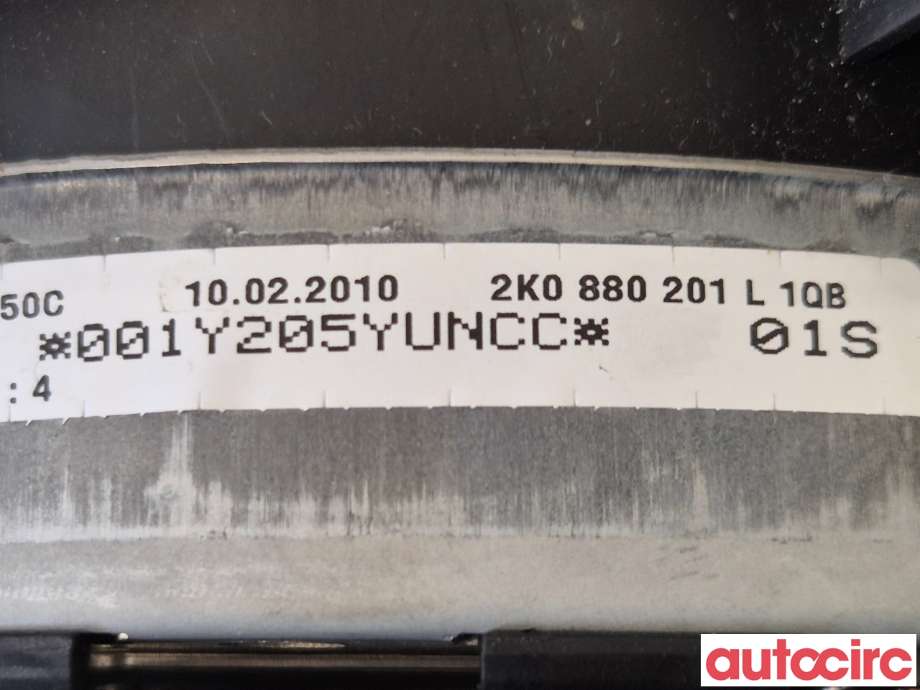 Airbag rattpute til VW Caddy 2004-2010 (Type III, Fase 1)  (VOLKSWAGEN|2K0880201L)