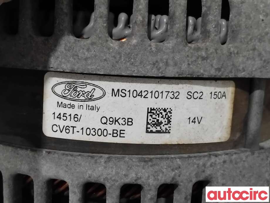 Dynamo til Ford Fiesta 2013-2017 (Type VI, Fase 2)  (FORD|2414991|MS1042101732|CV6T-10300-BE)