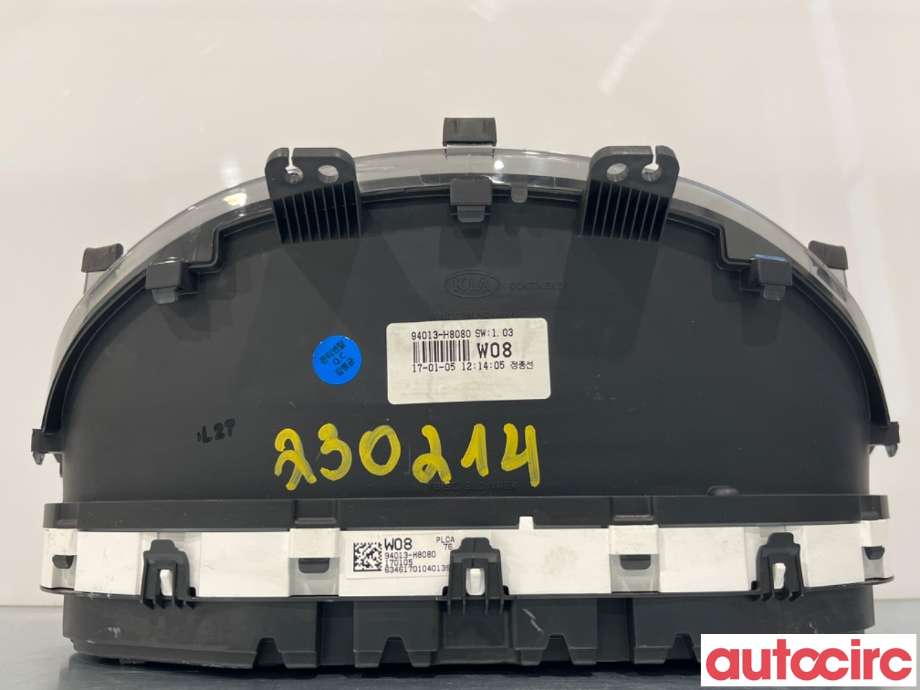 Instrumentpanel til Kia Rio 2017-->> Type IV  (KIA|94013H8080|)