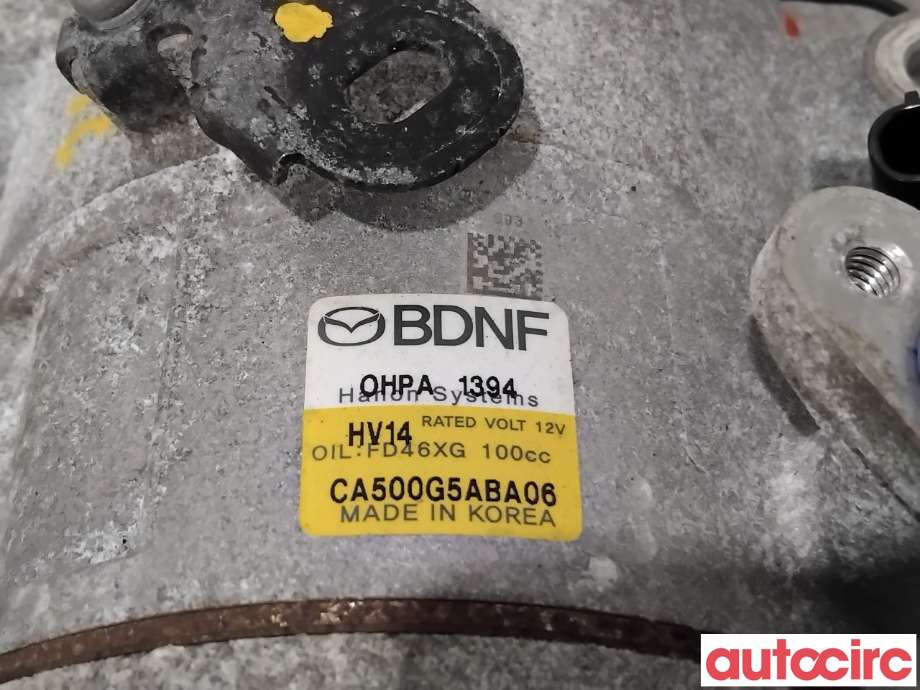 Aircondition kompressor til Mazda CX-30 2020-->>  (MAZDA|BDNF-61-450|CA500G5ABA06|BDNF)