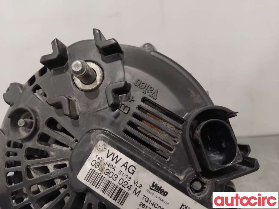 Dynamo til VW Touran 2007-2010 (Type I, Fase 2)  (VOLKSWAGEN|03L903024MX|TG14C057|03L903024M)