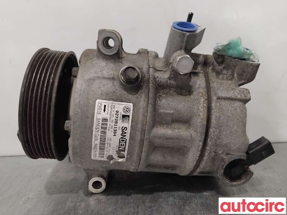 Aircondition kompressor til VW Touran 2007-2010 (Type I, Fase 2)  (VOLKSWAGEN|1K0820808FX|PXE161711|1K0820808F)