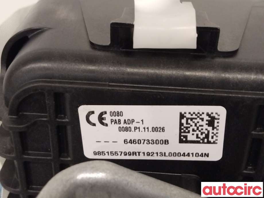 Airbag passasjer til Renault Zoe 2013-2019 (Fase 1)  (RENAULT|985155799R|)