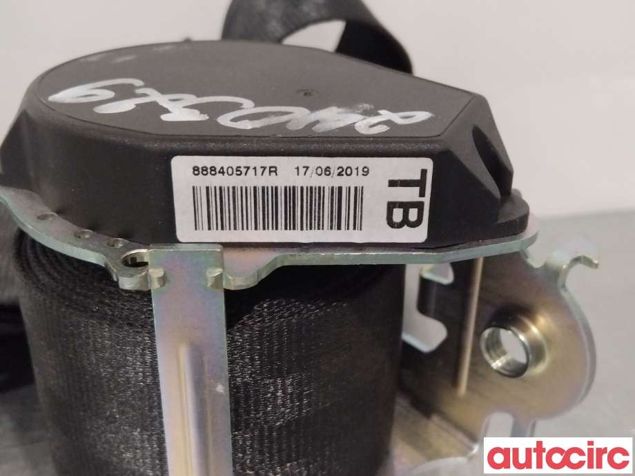 Sikkerhetsbelte bak høyre til Renault Zoe 2013-2019 (Fase 1)  (RENAULT|888405717R|)