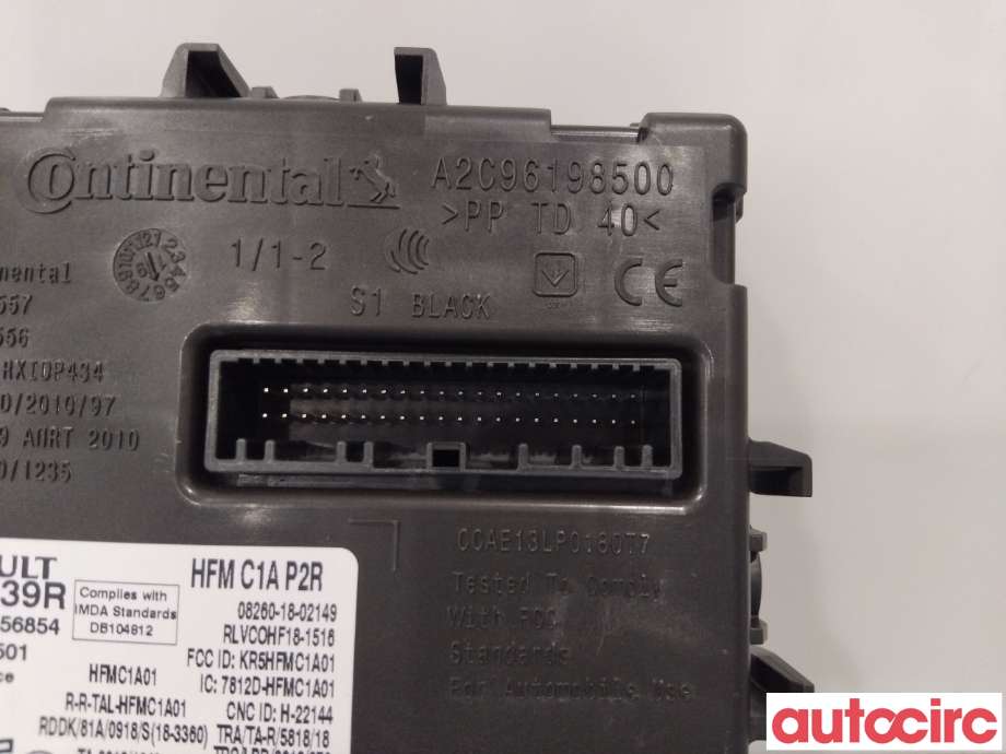 Styreenhet diverse til Renault Zoe 2013-2019 (Fase 1)  (RENAULT|285S22368R|)