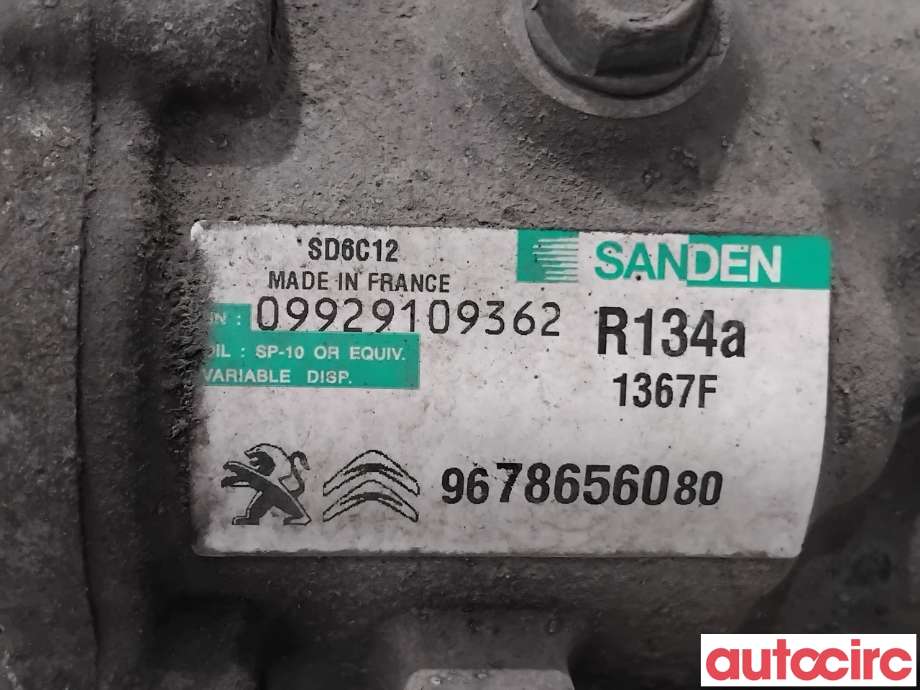 Aircondition kompressor til Peugeot 2008 2013-2019 (Type I)  (PEUGEOT|1607424980|SD6C121367|1671553680)
