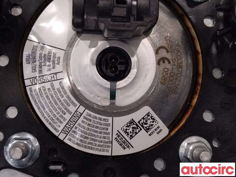 Airbag rattpute til Renault Zoe 2013-2019 (Fase 1) (RENAULT|985709705R|)