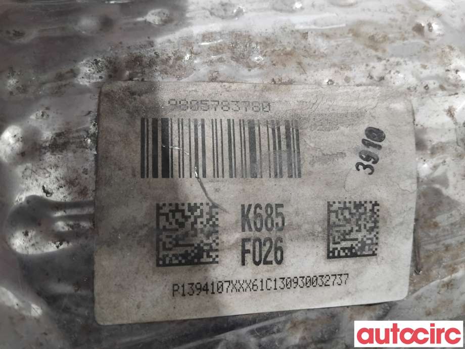 Partikkelfilter til Peugeot 2008 2013-2019 (Type I) (PEUGEOT|1609532780|TRPSAK685|9805783780)
