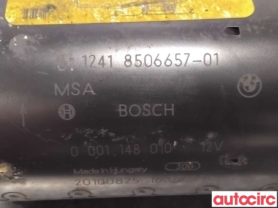 Starter diesel til BMW 5-Serie 2010-2017 (F10/F11) (F10/F11) (BMW|12418570238|0001148010|12418506657)