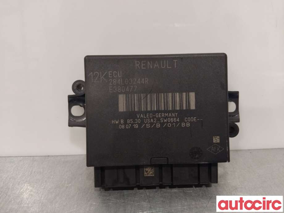 Styreenhet parkering til Renault Zoe, 2013-2019 (Fase 1) (RENAULT|284L03244R)