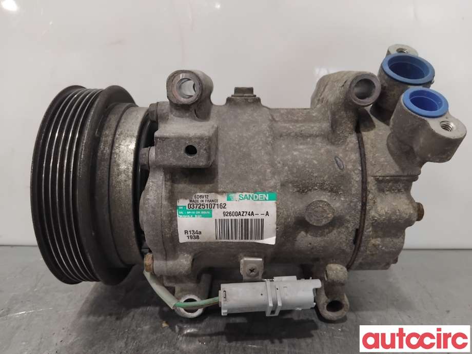 Aircondition kompressor til Nissan Juke 2010-2014 (Fase 1)  (NISSAN|2763000Q3D|SD6V121938|92600A274A)