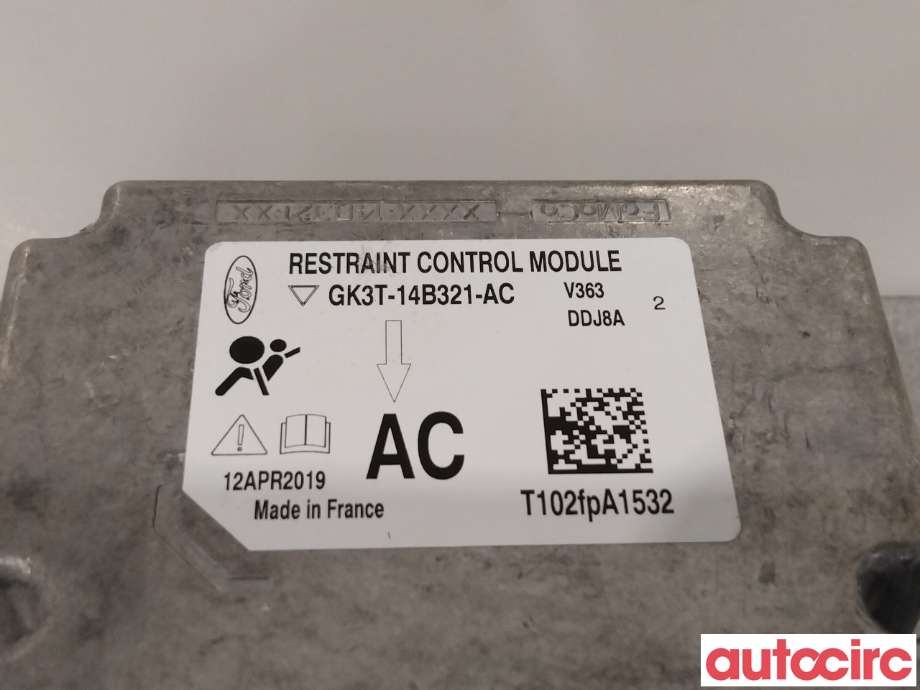 Airbag elektronikk til Ford Transit 2014-->> (FORD|2018101|GK3T-14B321-AC|)