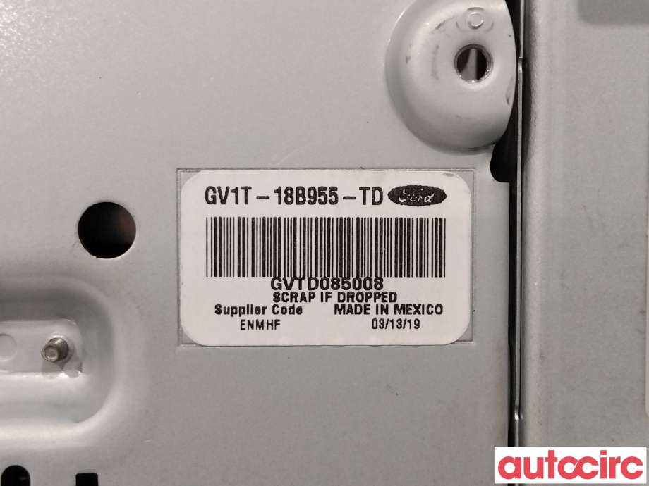 Bilstereo navigasjon til Ford Transit 2014-->>  (FORD|5392283|GV1T-18B955-TD|)
