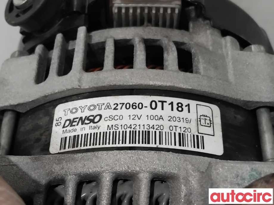 Dynamo til Toyota Avensis 2009-2015 (Type III, Fase 1)  (TOYOTA|270600T180|MS1042113420|27060-0T181)