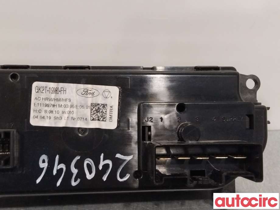 Varmeapparat betjening til Ford Transit 2014-->>  (FORD|2251152|GK2T-19980-FH|)