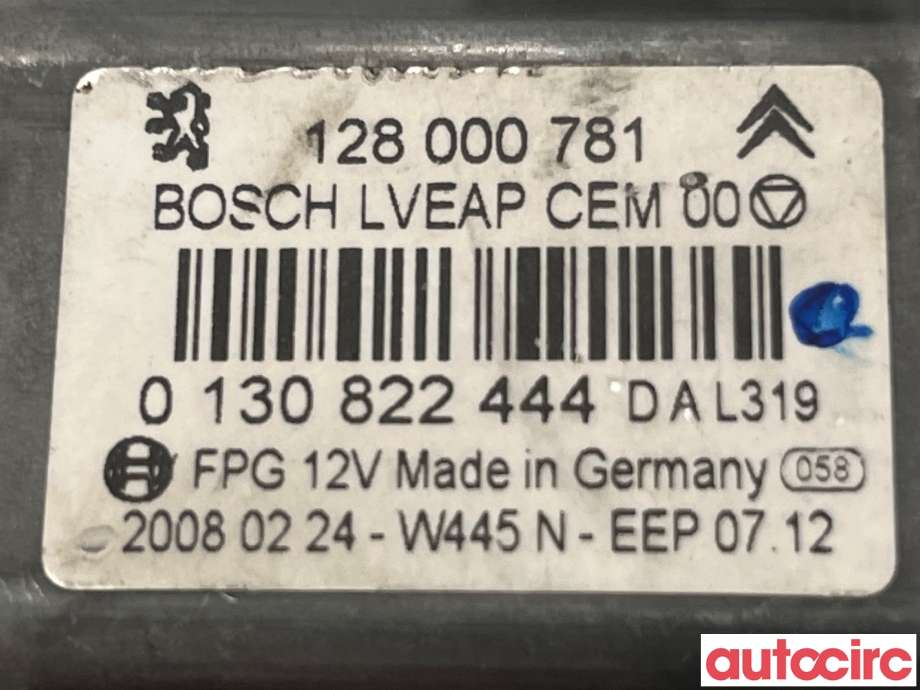 Ruteheis venstre foran til Citroën C5 2008-2017 (Type II)  (CITROEN|9221EQ|0130822444|1690891480)