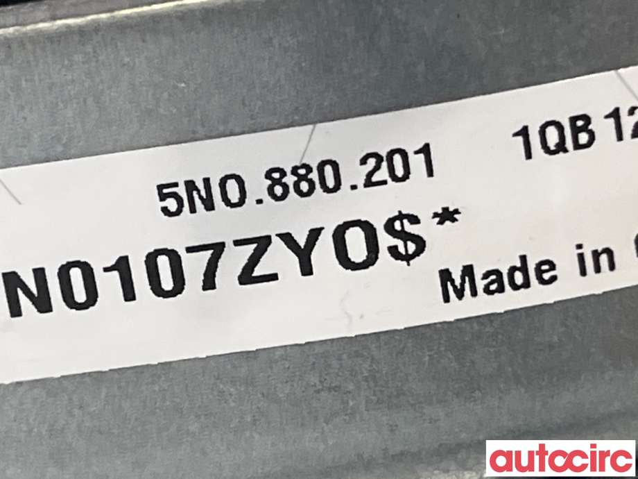 Airbag rattpute til VW Touran 2007-2010 (Type I, Fase 2)  (VOLKSWAGEN|5N0880201)