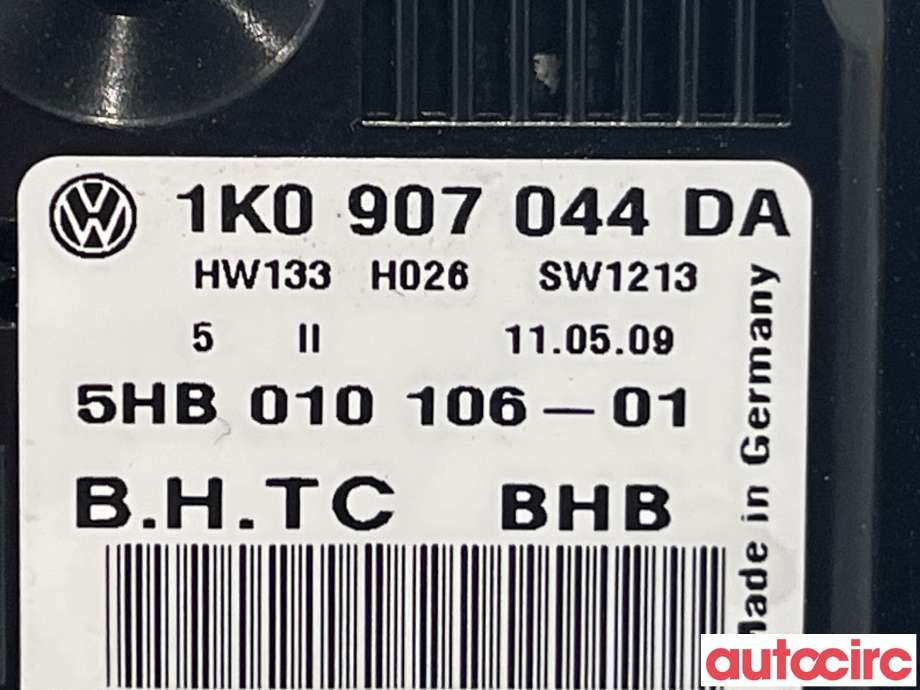 Varmeapparat betjening til VW Touran 2007-2010 (Type I, Fase 2)  (VOLKSWAGEN|1K0907044)