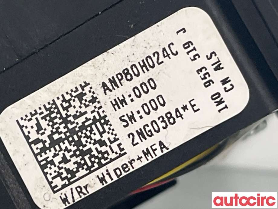 Bryter visker til VW Touran 2007-2010 (Type I, Fase 2)  (VOLKSWAGEN|1K0953519)