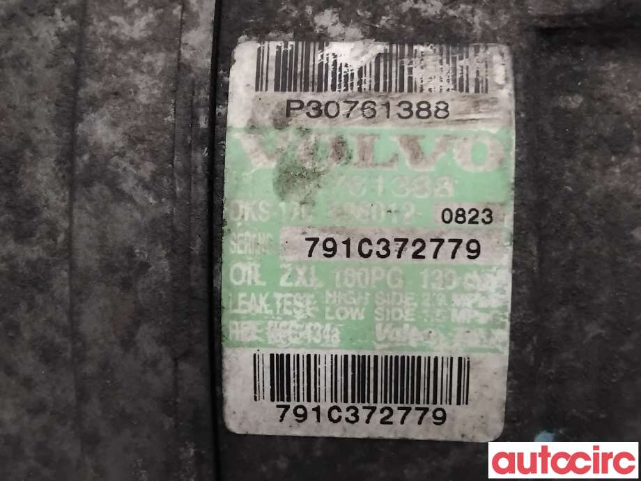 Aircondition kompressor til Volvo XC90 2007-2014 (Type I, Fase 2)  (VOLVO|36001066|506012-0823|30761388)