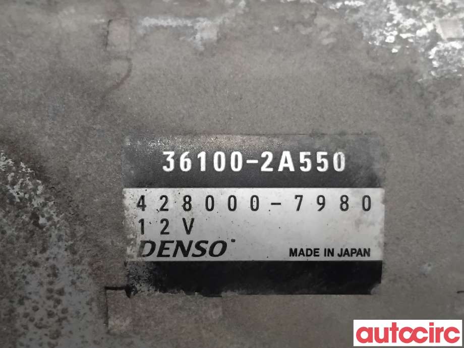 Starter diesel til Kia Sportage 2010-2016 (Type III)  (KIA|361002A550|428000-7980|36100-2A550)
