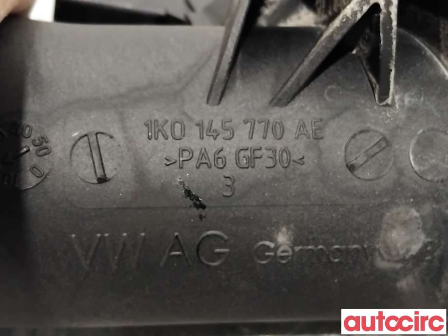 Turbo rør til VW Golf VI 2008-2012  (VOLKSWAGEN|1K0145770AE|)
