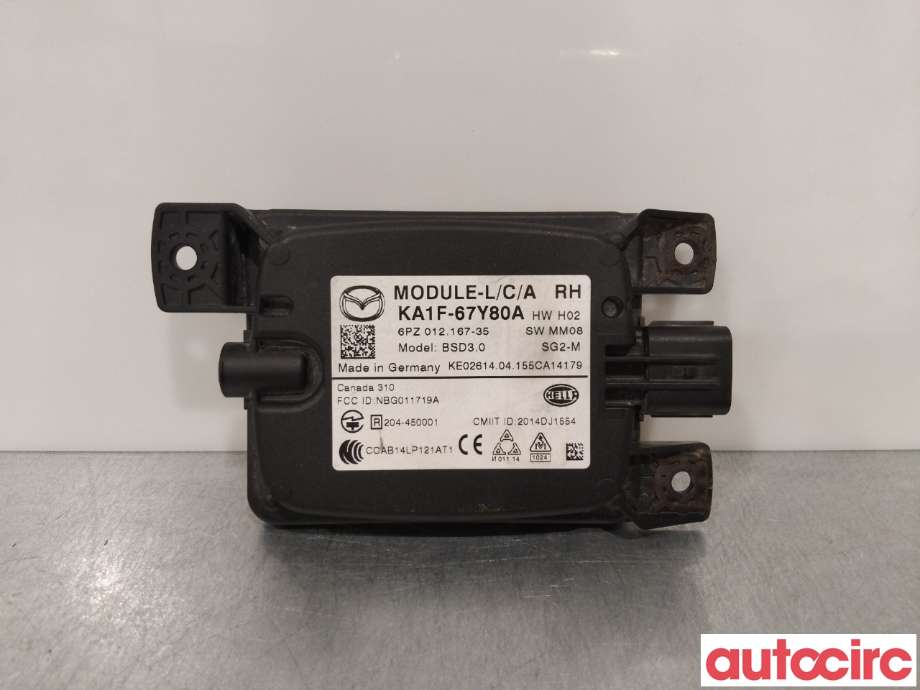 Sensor radar til Mazda CX-5 2012-2017 (Type I)  (MAZDA|KA1F-67-Y80E|6PZ012167-35|KA1F-67Y80A)