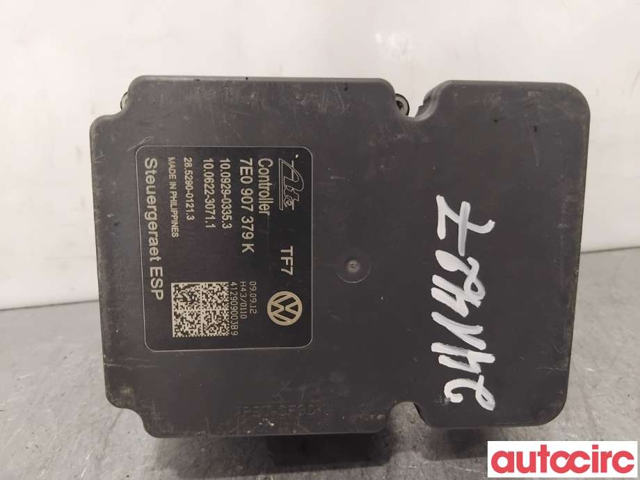 ABS sentral til VW Transporter / Caravelle 2009-2015 (Fase 2) (T5) (T5) (VOLKSWAGEN|7E0614517H|100929-03353)