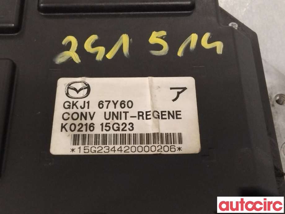 DCDC converter hybrid til Mazda CX-5 2012-2017 (Type I)  (MAZDA|GKJ1-67-Y60|)