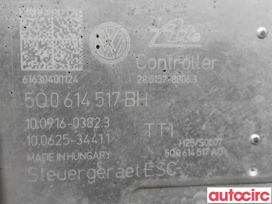 ABS sentral til VW Tiguan 2016-2020 (Type II, Fase 1) (VOLKSWAGEN|5Q0614517BH|100916-0823|5Q0614517FK)